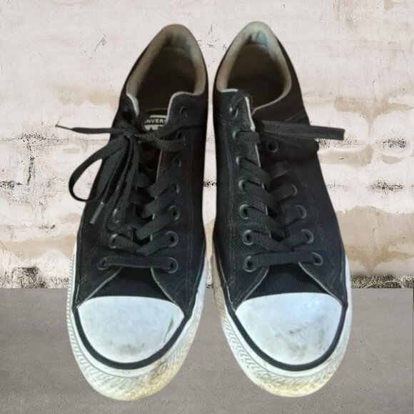 Converse Men's Black Low-Top All Star Sneakers Size 8.5 - Picture 5 of 6